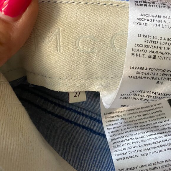 Stella McCartney Womens blue jeans low rise sz 27 made in Italy - Picture 8 of 8